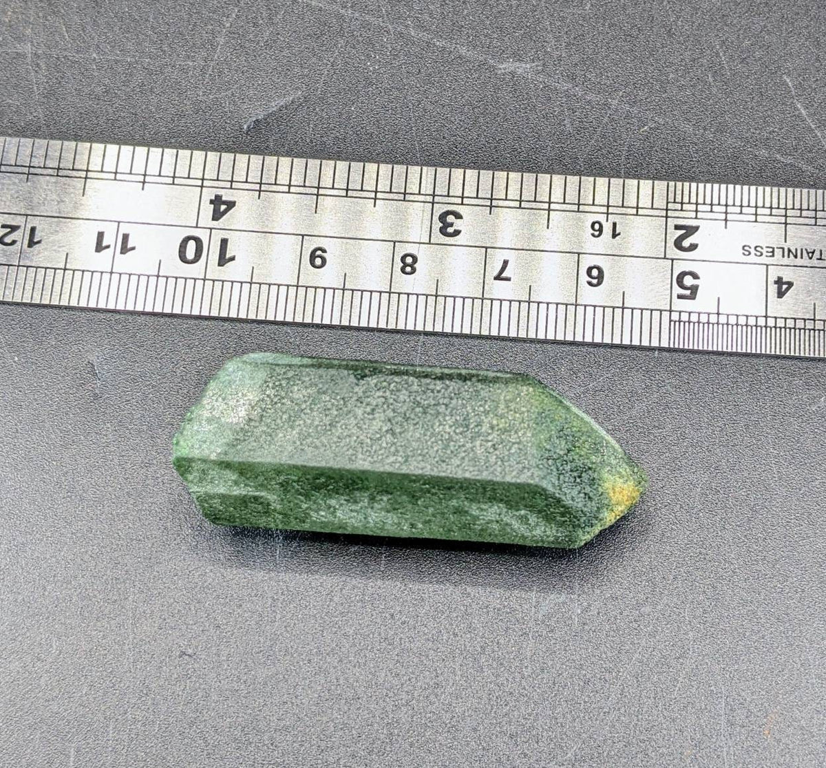Green Chlorine Quartz Crystal, Baluchistan Pakistan (18.5 grams)