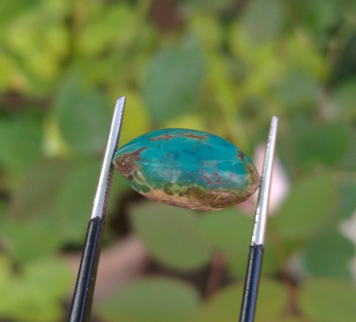 13 Carat Oval Blue Turquoise Cabochon