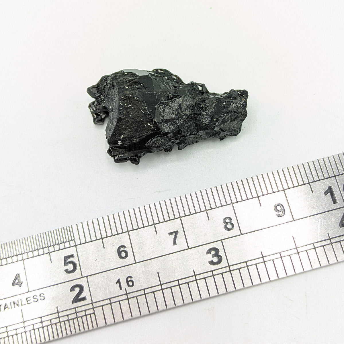 Etched Black Tourmaline Crystal, Skardu Pakistan, 8.5g