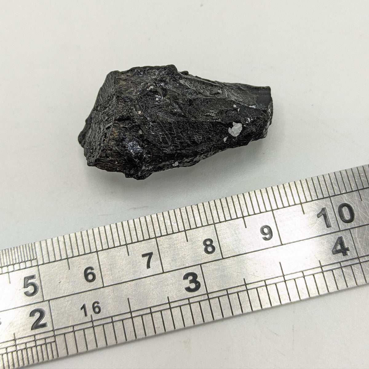 Etched Black Tourmaline Crystal, Skardu Pakistan, 13.5g