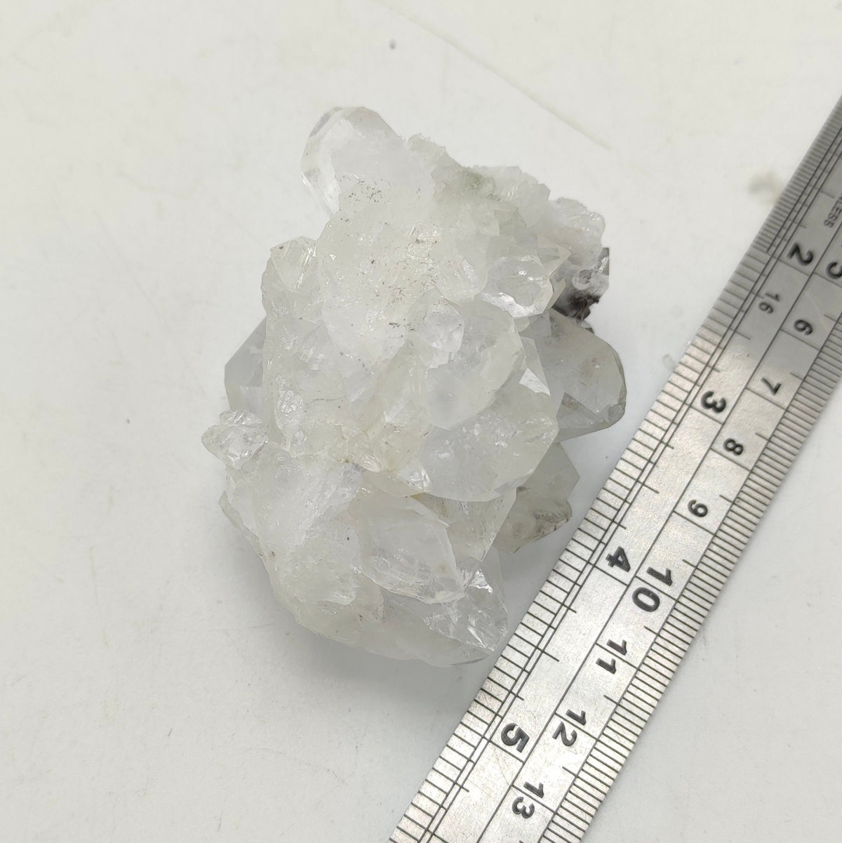 Natural nice size brookite included quartz cluster from Baluchistan Pakistan, 98 grams