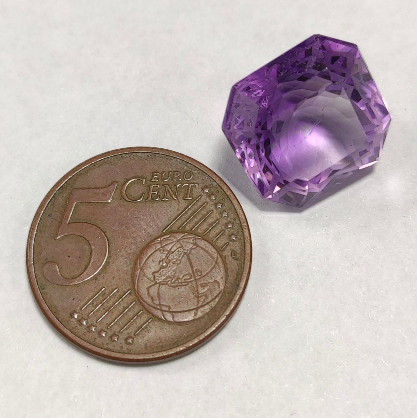 ARSAA GEMS AND MINERALSNatural fine quality beautiful 15 carats purple color clear faceted amethyst gem - Premium from ARSAA GEMS AND MINERALS - Just $30! Shop now at ARSAA GEMS AND MINERALS