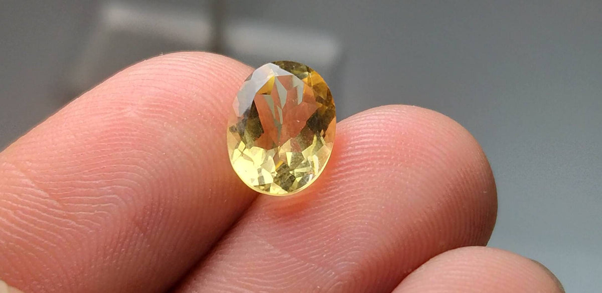 Natural good quality small sized calibrated faceted citrine loos gems