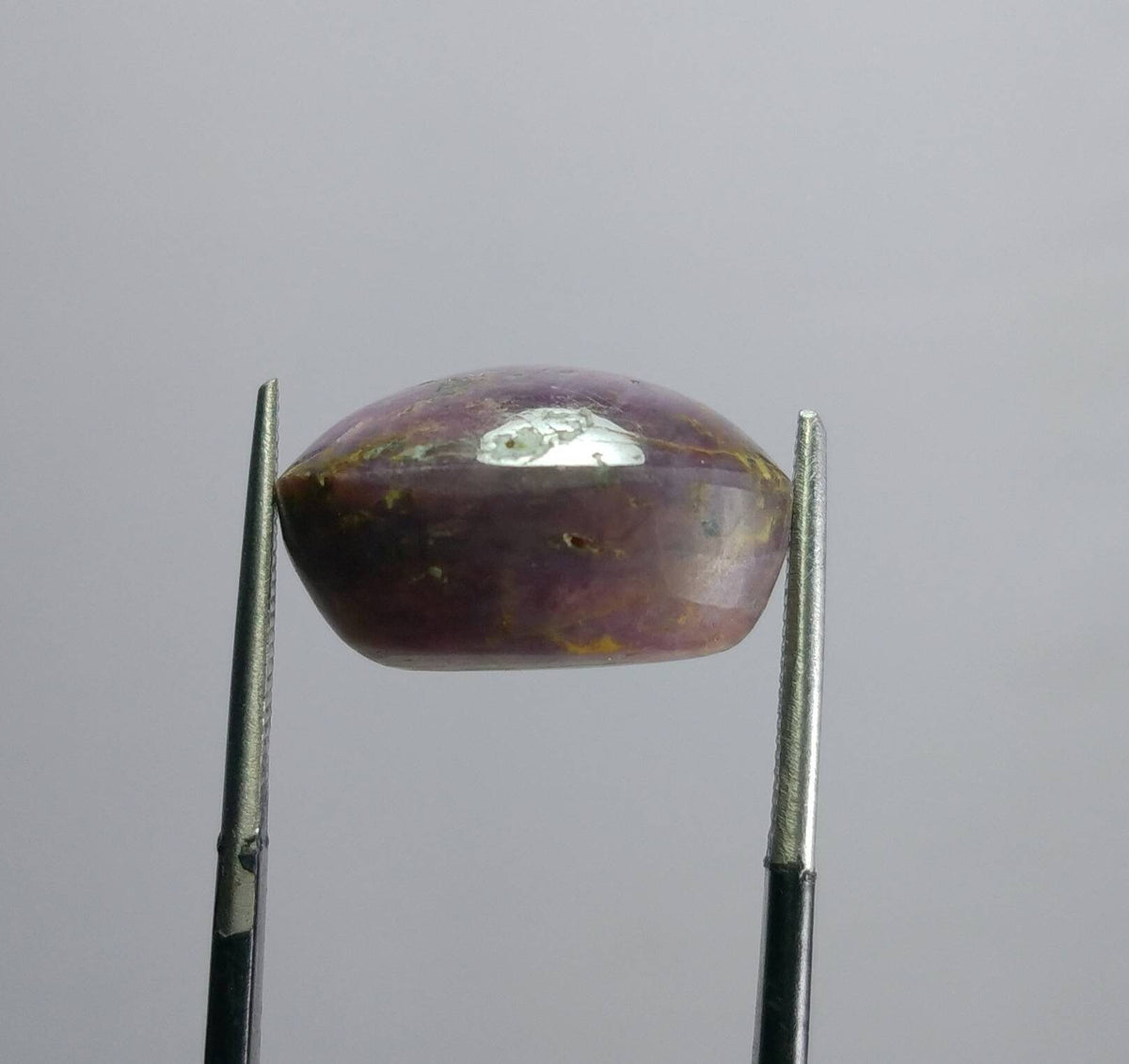 25 Carat Star Ruby Cabochon, Natural UV Reactive Gemstone