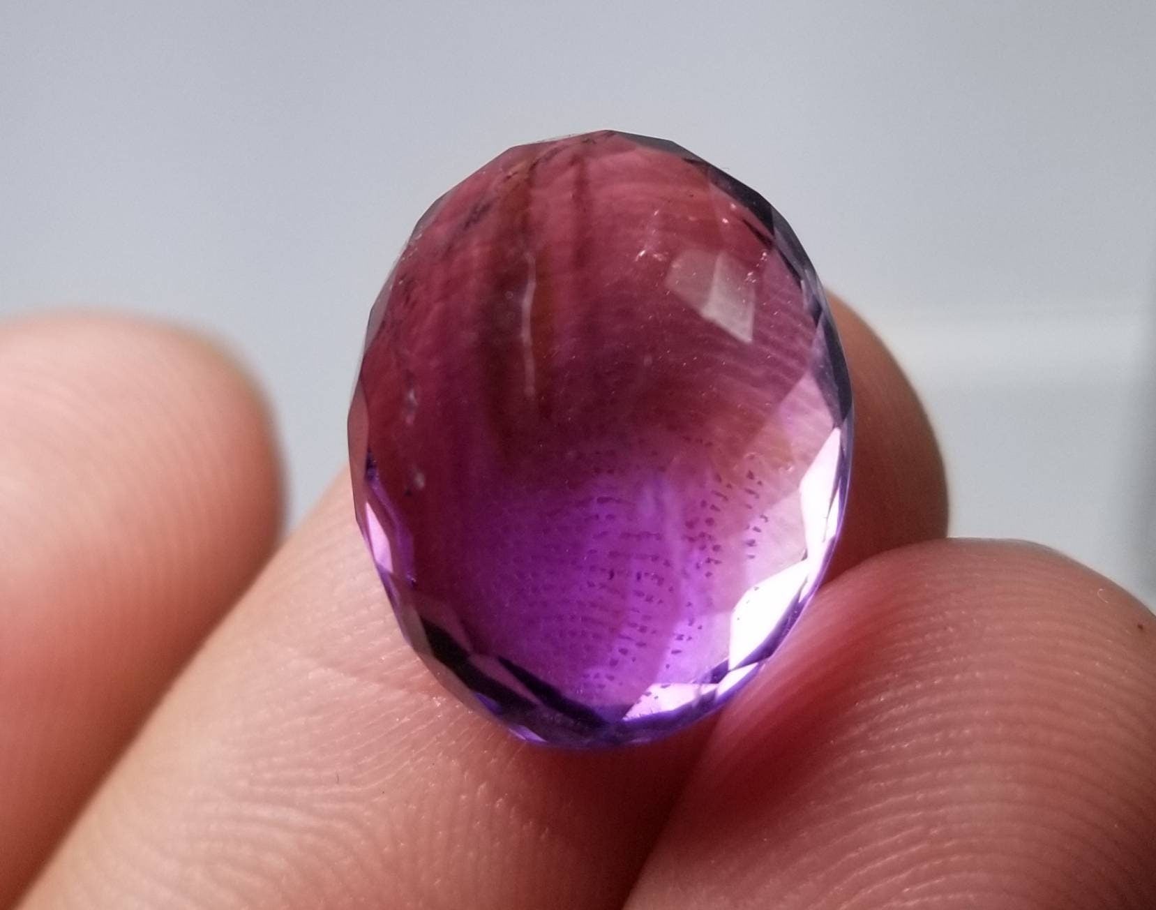 ARSAA GEMS AND MINERALSNatural good quality ring size faceted amethyst gem - Premium  from ARSAA GEMS AND MINERALS - Just $15.00! Shop now at ARSAA GEMS AND MINERALS