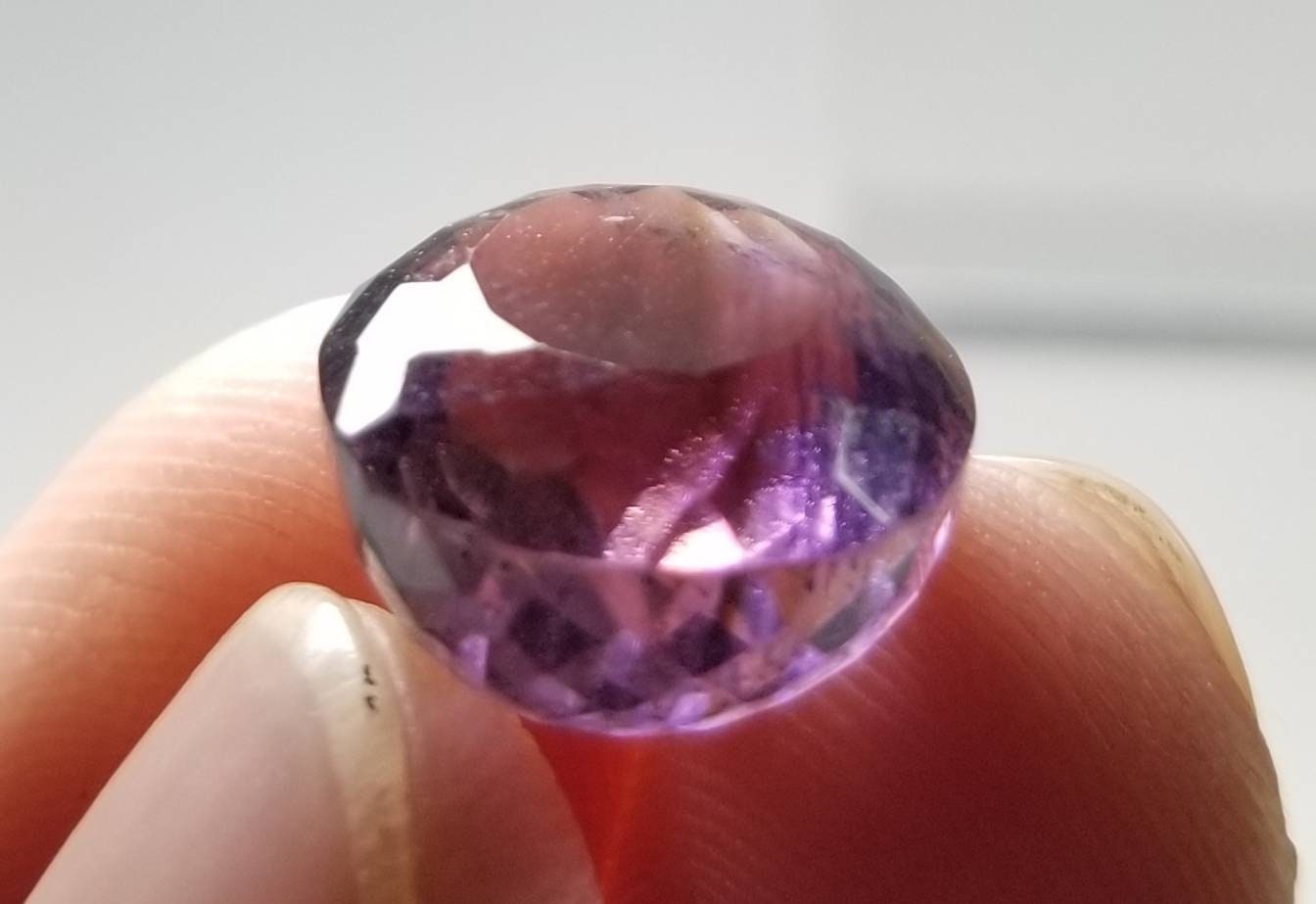 ARSAA GEMS AND MINERALSNatural good quality ring size faceted amethyst gem - Premium  from ARSAA GEMS AND MINERALS - Just $15.00! Shop now at ARSAA GEMS AND MINERALS