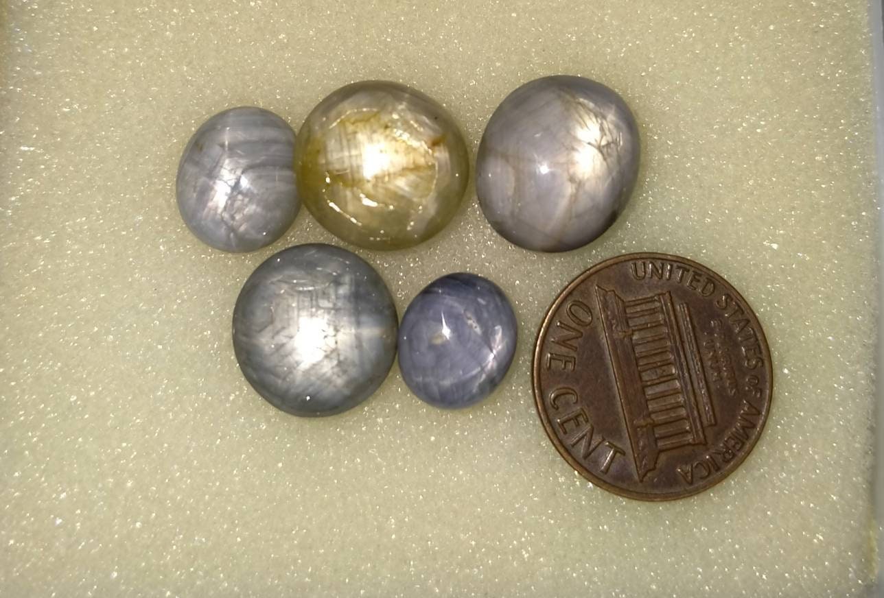ARSAA GEMS AND MINERALSNatural top quality beautiful cabochons of Star sapphire - Premium from ARSAA GEMS AND MINERALS - Just $80.00! Shop now at ARSAA GEMS AND MINERALS
