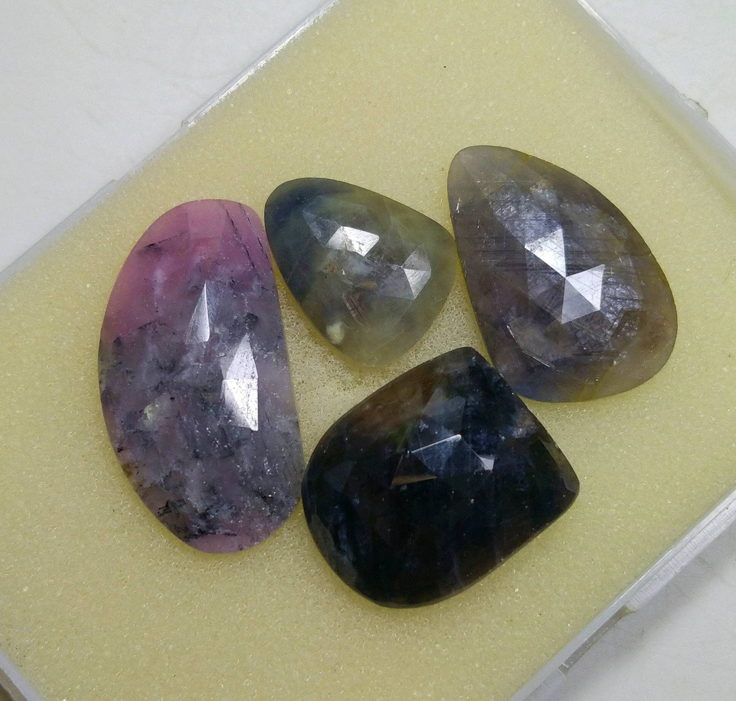 ARSAA GEMS AND MINERALSNatural fine quality beautiful 71 carats rose/cut faceted sapphire cabochons - Premium from ARSAA GEMS AND MINERALS - Just $70.00! Shop now at ARSAA GEMS AND MINERALS