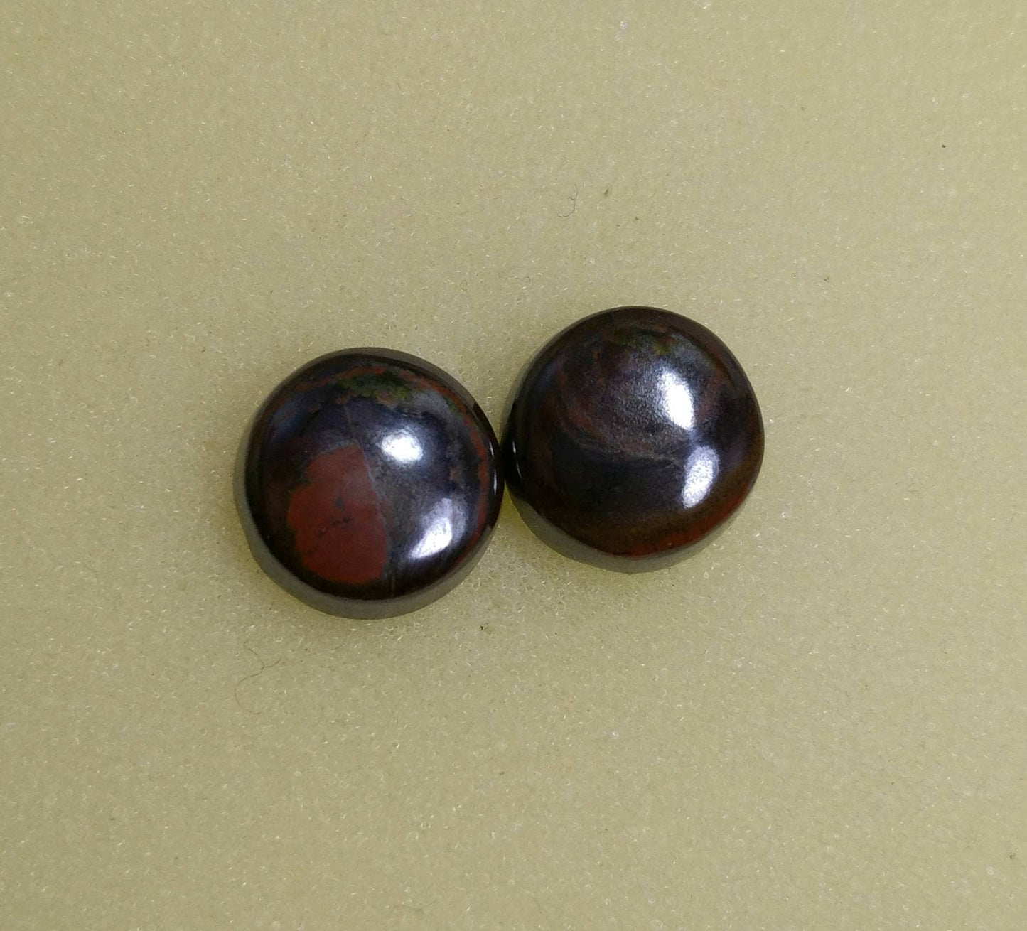 ARSAA GEMS AND MINERALSNatural fine quality beautiful 18 carats Pair of jasper cabochons - Premium from ARSAA GEMS AND MINERALS - Just $12.00! Shop now at ARSAA GEMS AND MINERALS