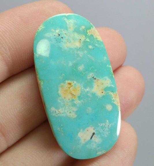 ARSAA GEMS AND MINERALSNatural top quality beautiful 52 carats untreated unheated oval shape turquoise cabochon - Premium  from ARSAA GEMS AND MINERALS - Just $50.00! Shop now at ARSAA GEMS AND MINERALS