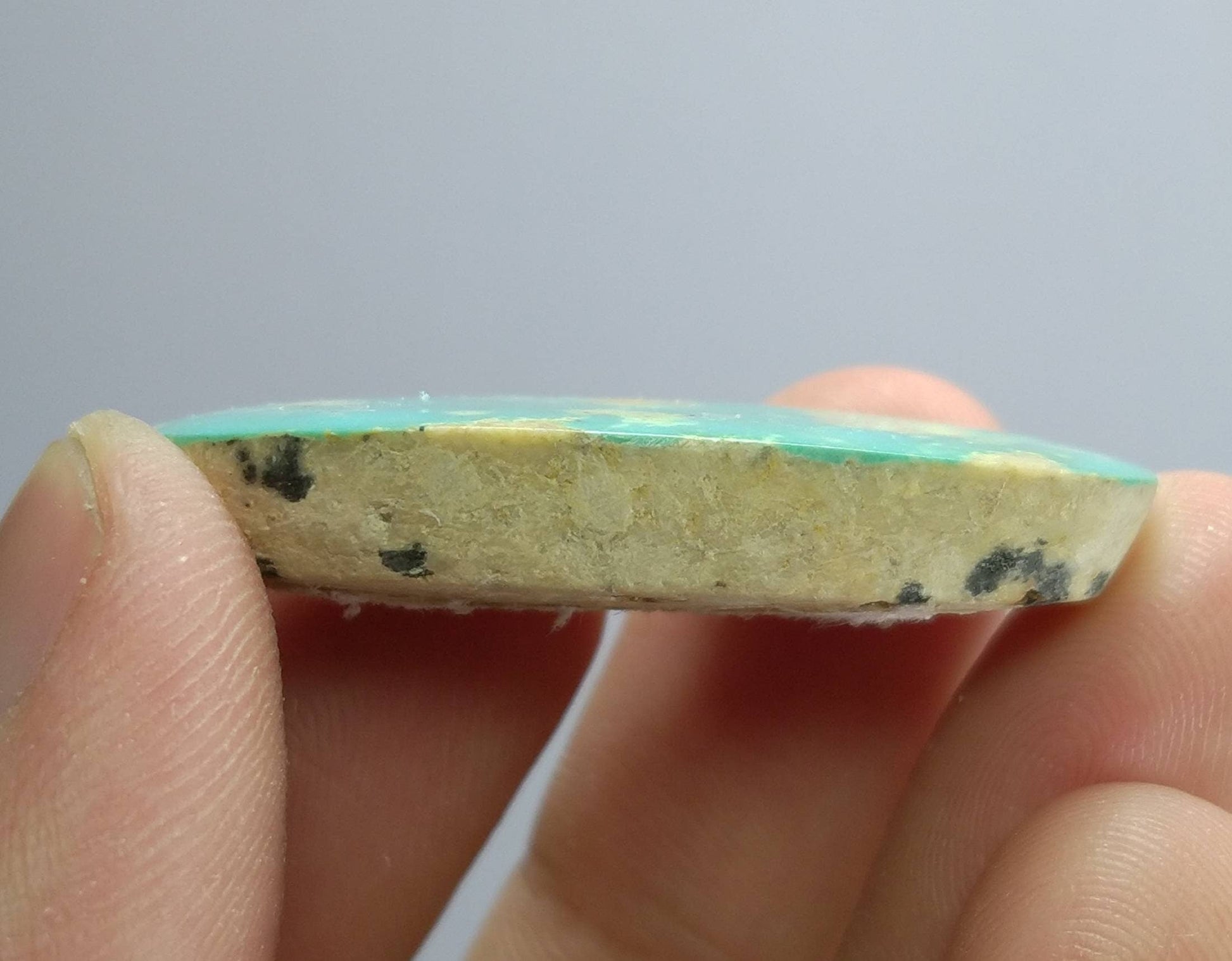 ARSAA GEMS AND MINERALSNatural top quality beautiful 52 carats untreated unheated oval shape turquoise cabochon - Premium  from ARSAA GEMS AND MINERALS - Just $50.00! Shop now at ARSAA GEMS AND MINERALS