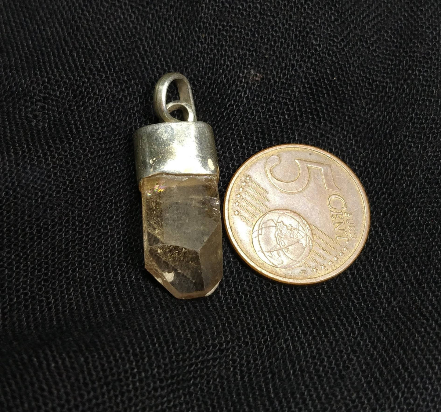 ARSAA GEMS AND MINERALSNatural aesthetic Beautiful silver pendant of topaz crystal - Premium from ARSAA GEMS AND MINERALS - Just $20.00! Shop now at ARSAA GEMS AND MINERALS