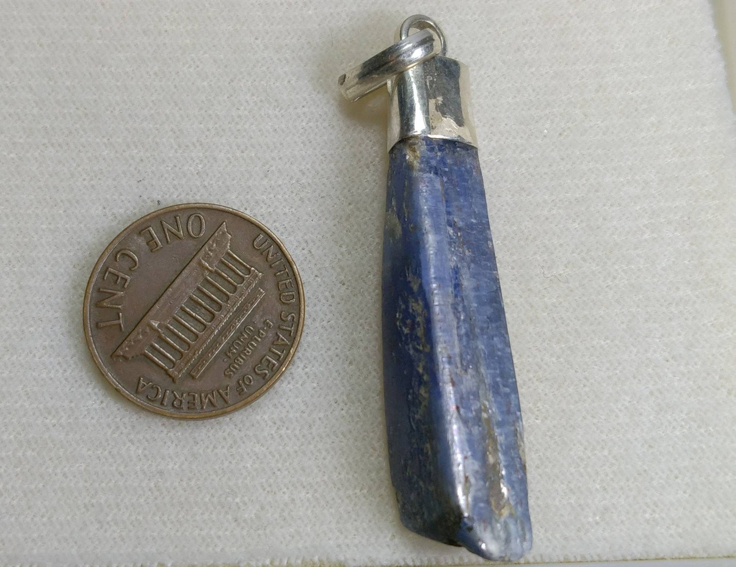 ARSAA GEMS AND MINERALSNatural aesthetic Beautiful silver pendant of kyanite crystal pendant - Premium  from ARSAA GEMS AND MINERALS - Just $15.00! Shop now at ARSAA GEMS AND MINERALS