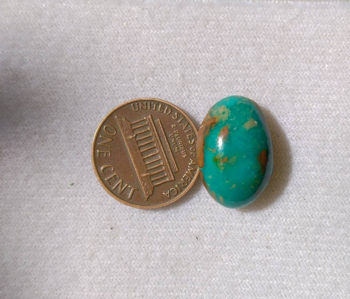 ARSAA GEMS AND MINERALSNatural fine quality beautiful 13 carats oval shape untreated unheated blue turquoise cabochon - Premium from ARSAA GEMS AND MINERALS - Just $15.00! Shop now at ARSAA GEMS AND MINERALS