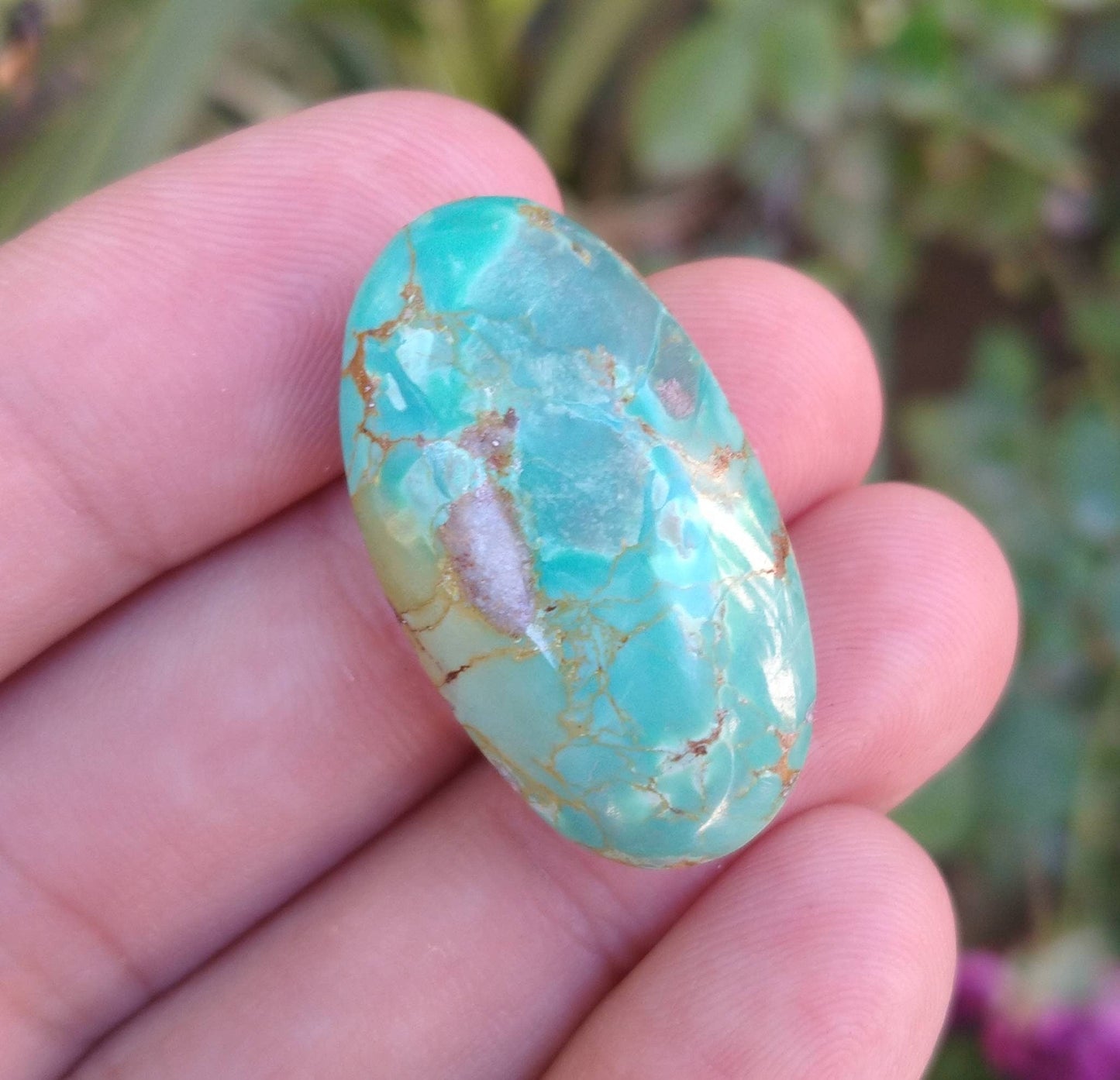ARSAA GEMS AND MINERALSNatural fine quality beautiful 37 carats oval shape untreated unheated green turquoise cabochon - Premium from ARSAA GEMS AND MINERALS - Just $37.00! Shop now at ARSAA GEMS AND MINERALS