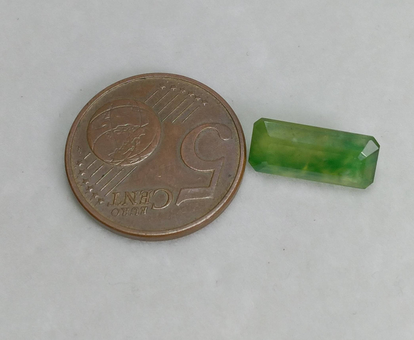 ARSAA GEMS AND MINERALSNatural fine quality beautiful 6 carats green radiant cut shape Faceted hydrograssular garnet gem - Premium from ARSAA GEMS AND MINERALS - Just $18.00! Shop now at ARSAA GEMS AND MINERALS