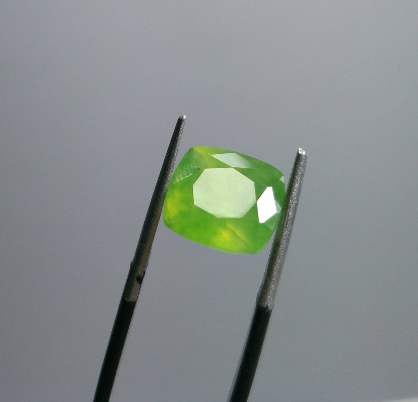 ARSAA GEMS AND MINERALSNatural fine quality beautiful 4.5 carats green radiant cut shape Faceted hydrograssular garnet gem - Premium from ARSAA GEMS AND MINERALS - Just $13.00! Shop now at ARSAA GEMS AND MINERALS