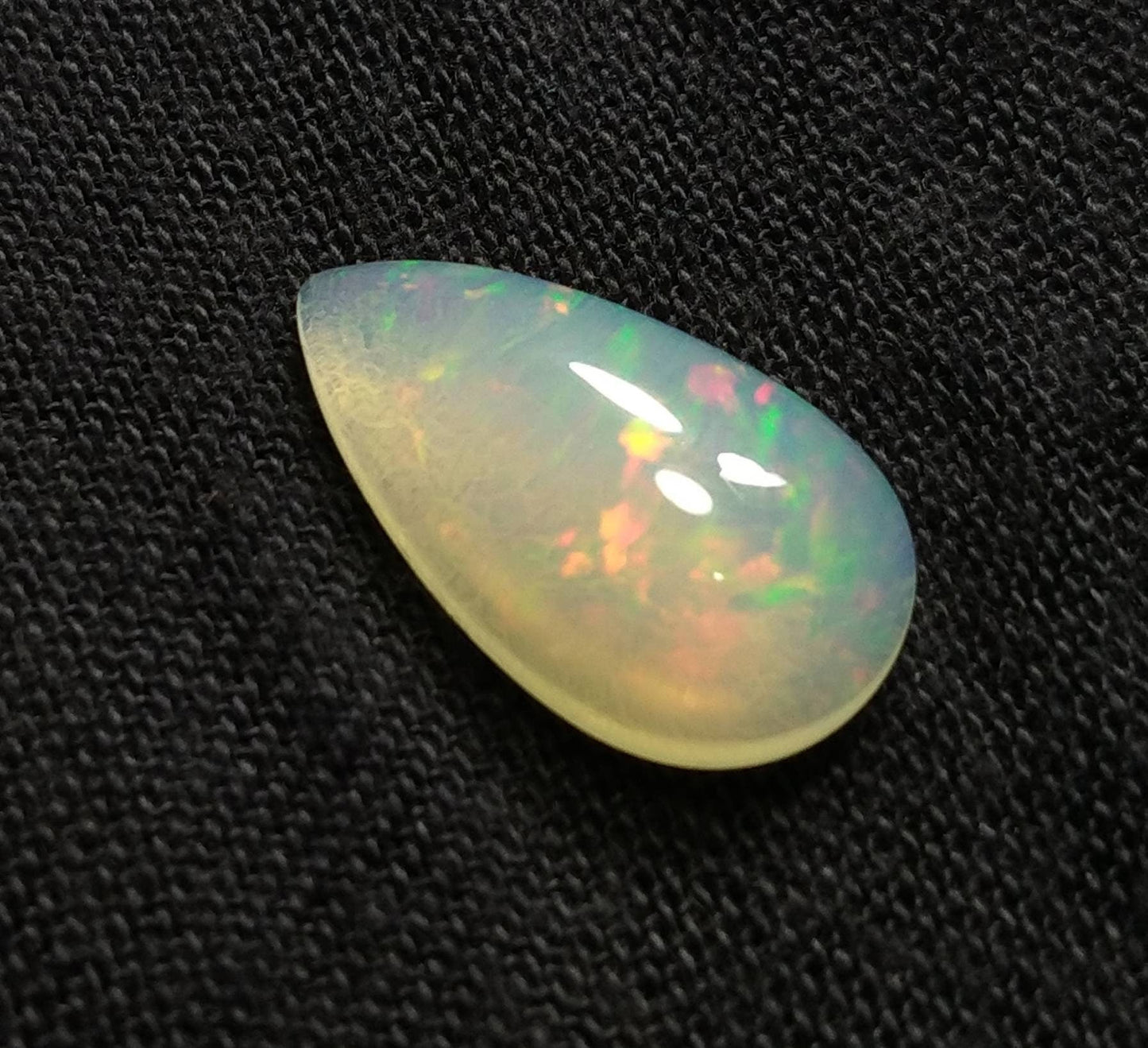 ARSAA GEMS AND MINERALSNatural fine quality beautiful 6.5 carats pear shape fire opal Cabochon - Premium from ARSAA GEMS AND MINERALS - Just $25.00! Shop now at ARSAA GEMS AND MINERALS