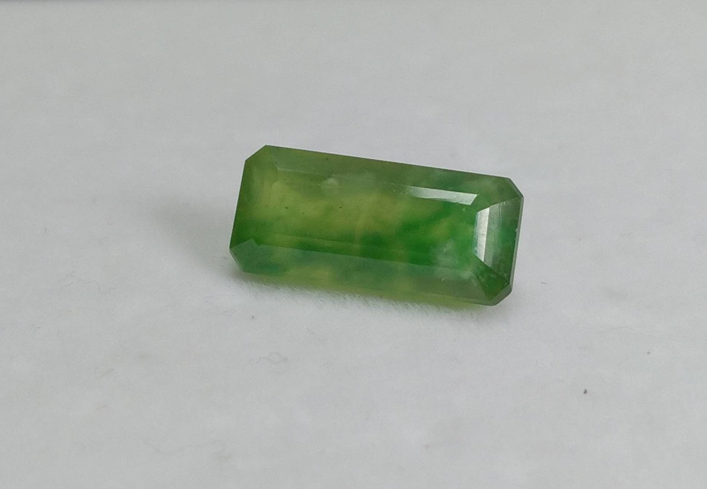 ARSAA GEMS AND MINERALSNatural fine quality beautiful 6 carats green radiant cut shape Faceted hydrograssular garnet gem - Premium from ARSAA GEMS AND MINERALS - Just $18.00! Shop now at ARSAA GEMS AND MINERALS