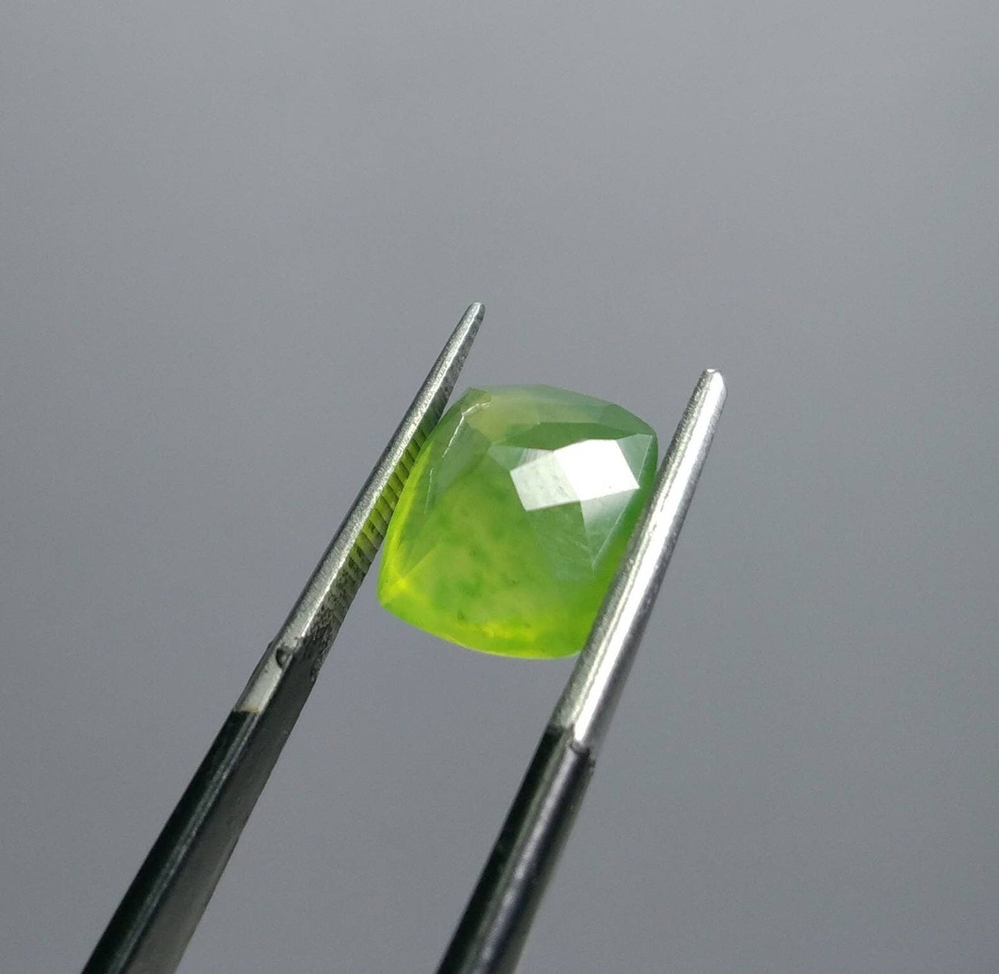 ARSAA GEMS AND MINERALSNatural fine quality beautiful 4.5 carats green radiant cut shape Faceted hydrograssular garnet gem - Premium from ARSAA GEMS AND MINERALS - Just $13.00! Shop now at ARSAA GEMS AND MINERALS