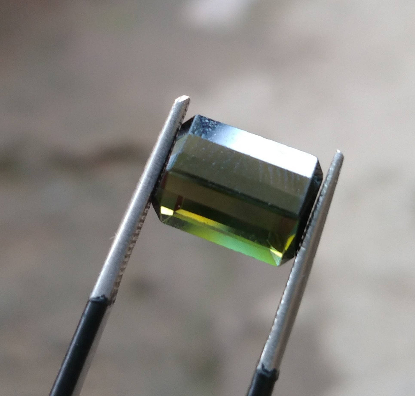 ARSAA GEMS AND MINERALSNatural top quality beautiful 4 carats faceted radiant shape dark green tourmaline gem - Premium  from ARSAA GEMS AND MINERALS - Just $20.00! Shop now at ARSAA GEMS AND MINERALS