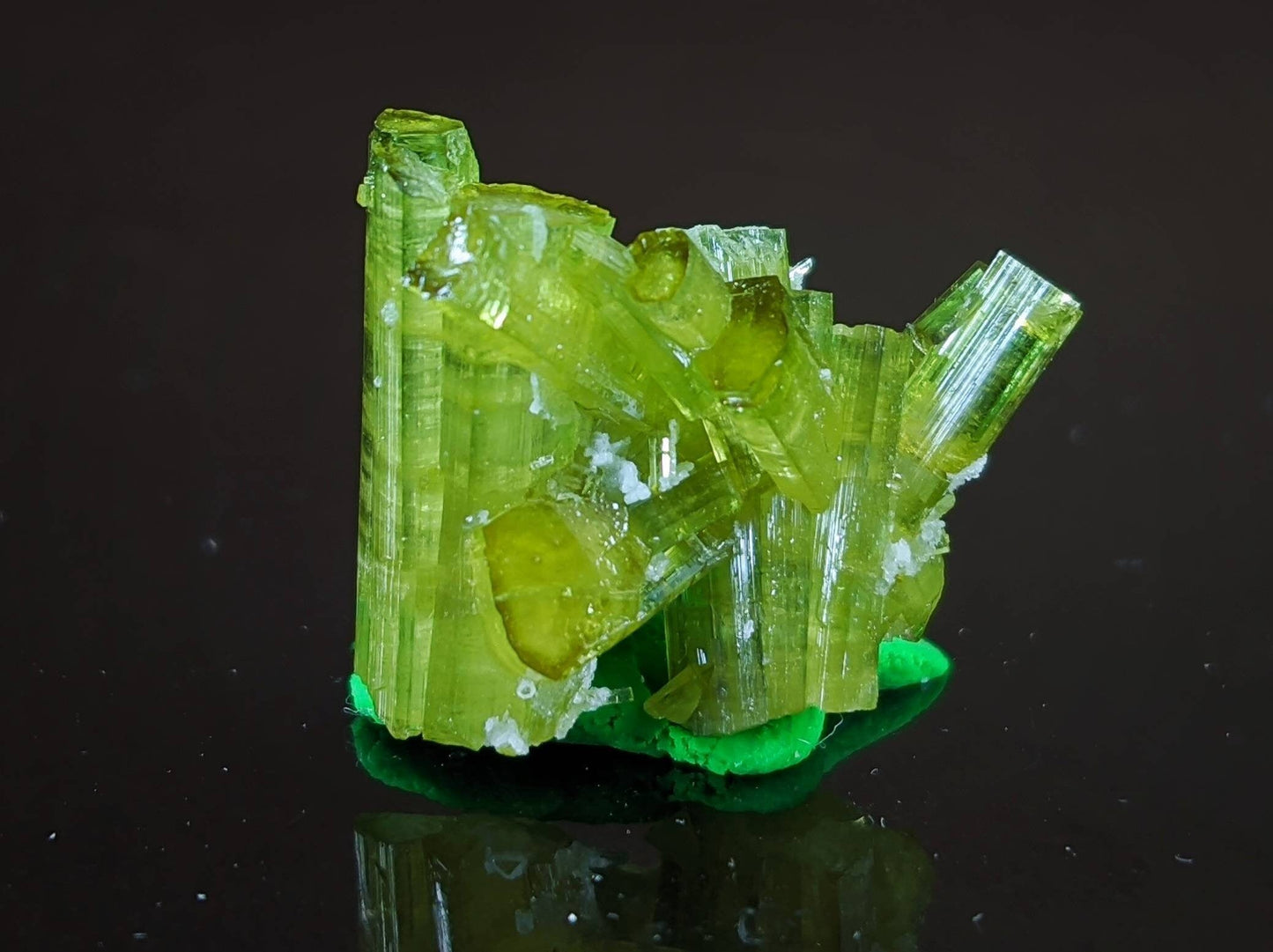ARSAA GEMS AND MINERALSGreen tourmaline terminated cluster from Skardu GilgitBaltistan Pakistan, weight 3.7 grams - Premium  from ARSAA GEMS AND MINERALS - Just $30.00! Shop now at ARSAA GEMS AND MINERALS