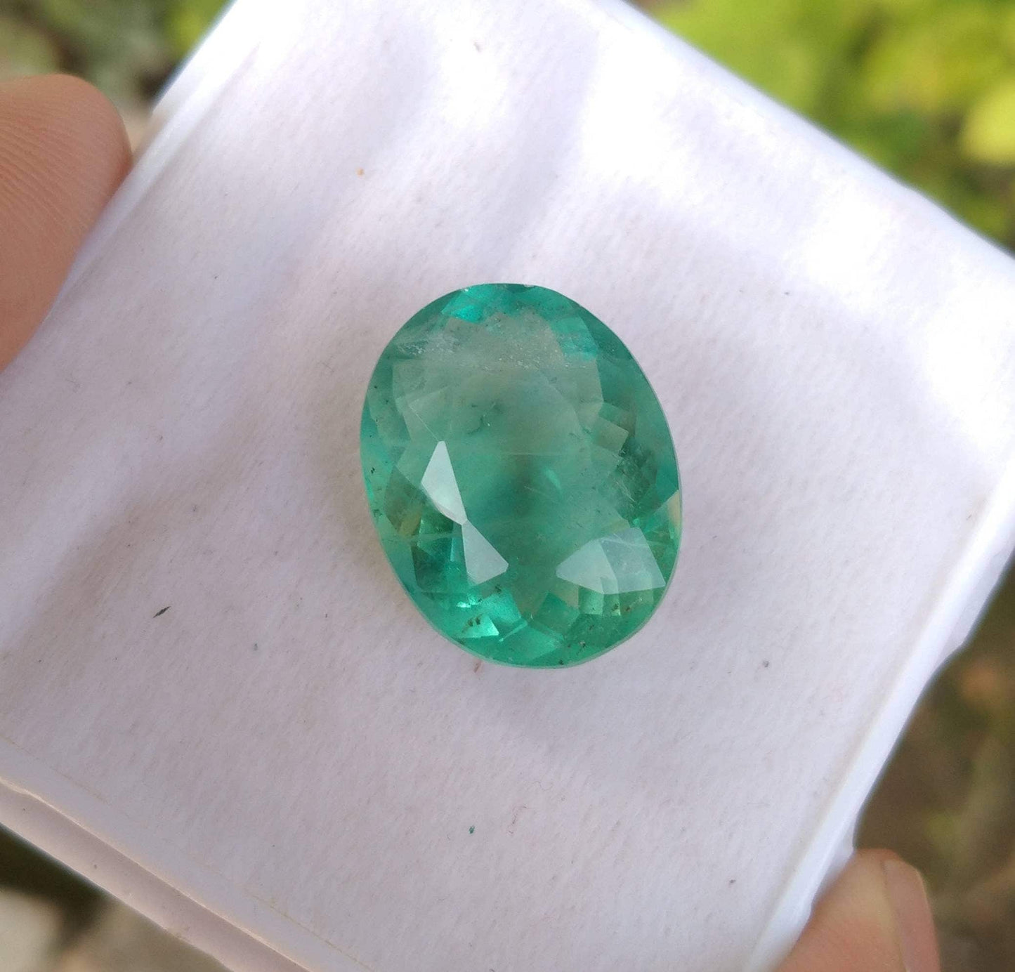 ARSAA GEMS AND MINERALSNatural fine quality beautiful 28 carats VV clarity faceted oval shape green fluorite gem - Premium from ARSAA GEMS AND MINERALS - Just $55.00! Shop now at ARSAA GEMS AND MINERALS
