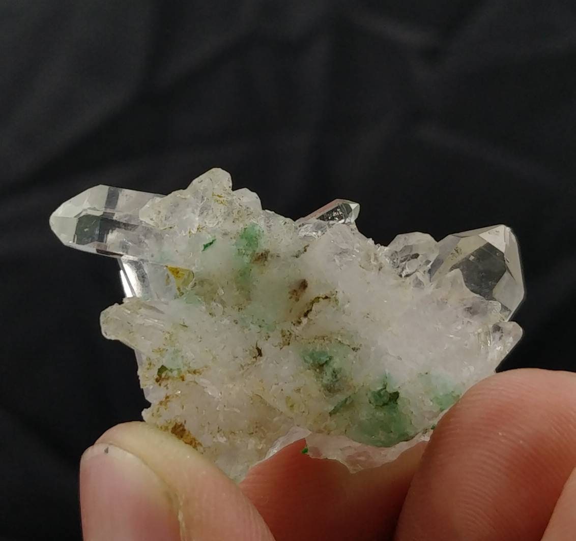 ARSAA GEMS AND MINERALSGreen fuchite inclusion quartz cluster from Balochistan Pakistan - Premium from ARSAA GEMS AND MINERALS - Just $25.00! Shop now at ARSAA GEMS AND MINERALS