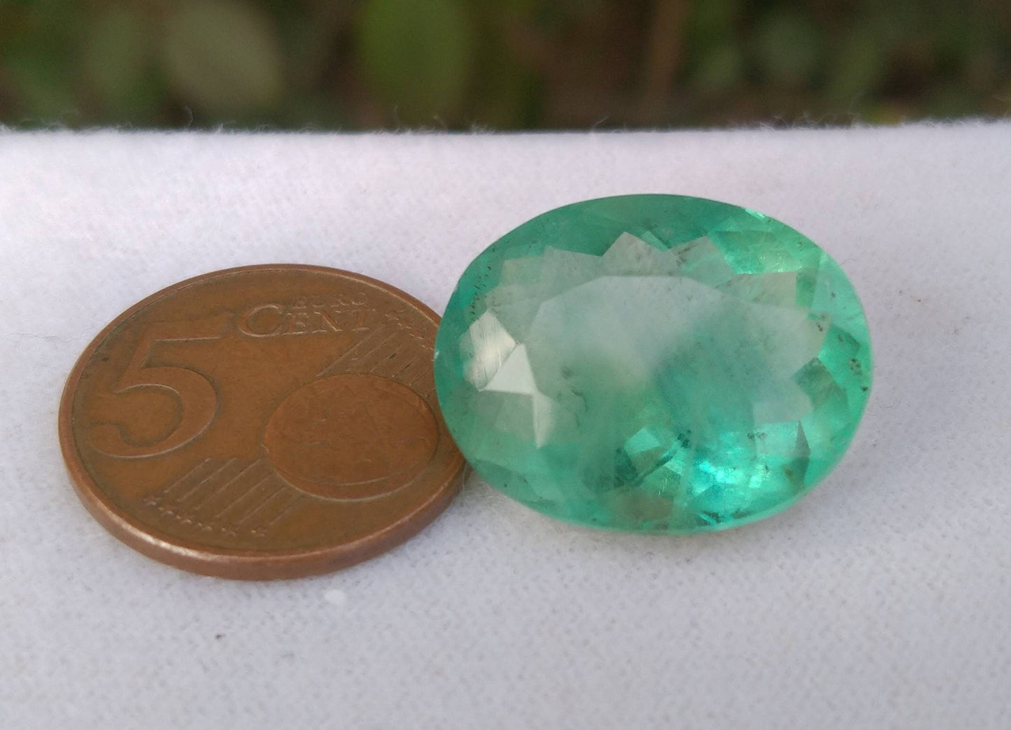 ARSAA GEMS AND MINERALSNatural fine quality beautiful 28 carats VV clarity faceted oval shape green fluorite gem - Premium from ARSAA GEMS AND MINERALS - Just $55.00! Shop now at ARSAA GEMS AND MINERALS