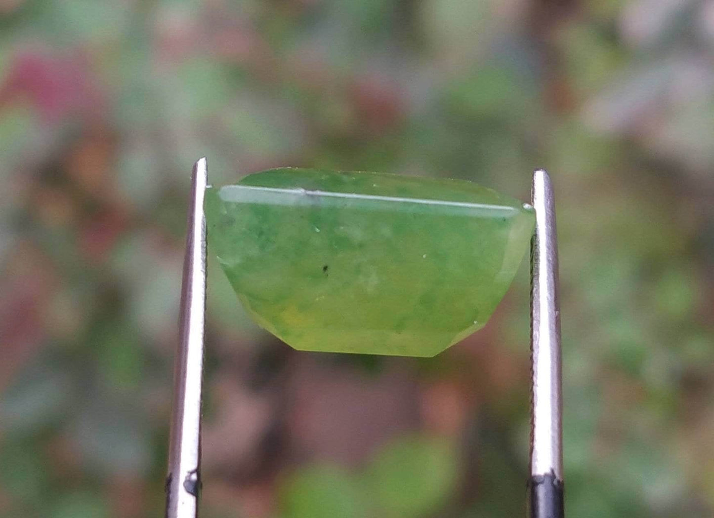 ARSAA GEMS AND MINERALSNatural fine quality beautiful 13.5 carats radiant cut shape green hydrograssular garnet gem - Premium from ARSAA GEMS AND MINERALS - Just $27.00! Shop now at ARSAA GEMS AND MINERALS