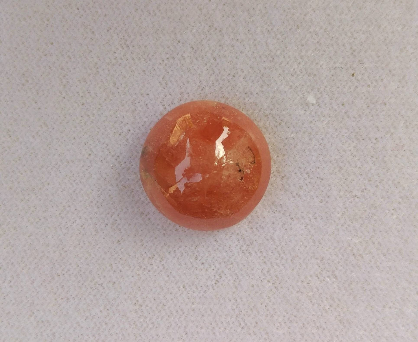 ARSAA GEMS AND MINERALSNatural top quality beautiful 15 carats round shape triplite cabochon - Premium from ARSAA GEMS AND MINERALS - Just $30.00! Shop now at ARSAA GEMS AND MINERALS