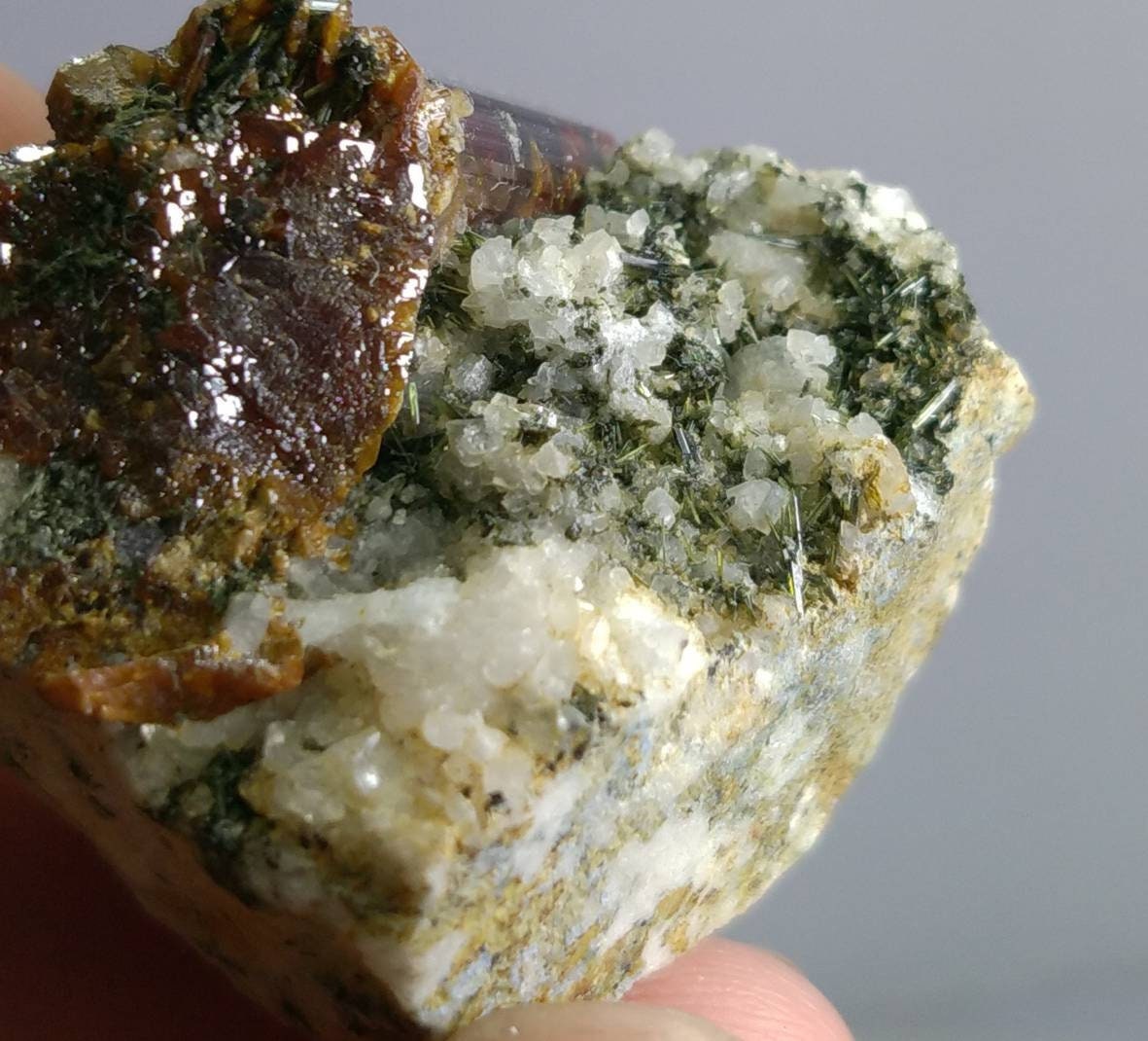 ARSAA GEMS AND MINERALSNatural top quality beautiful 24.4 grams terminated rutile crystal on matrix with ejerine crystals on rock - Premium from ARSAA GEMS AND MINERALS - Just $100.00! Shop now at ARSAA GEMS AND MINERALS