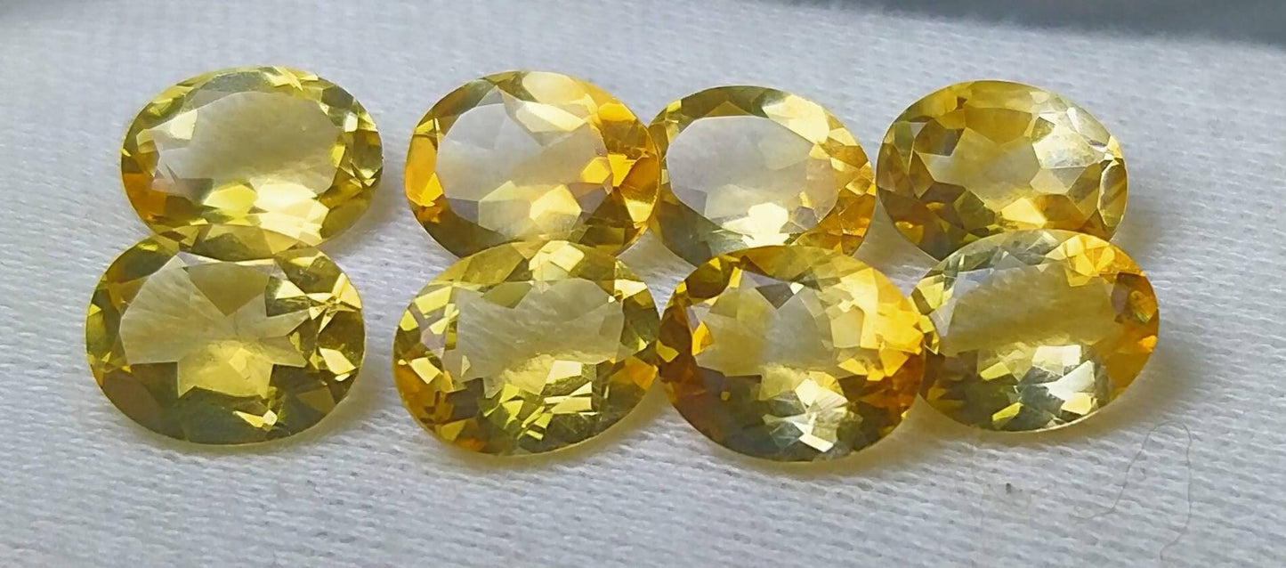 ARSAA GEMS AND MINERALSNatural good quality calibrated ring sizes faceted citrine gems - Premium from ARSAA GEMS AND MINERALS - Just $50.00! Shop now at ARSAA GEMS AND MINERALS