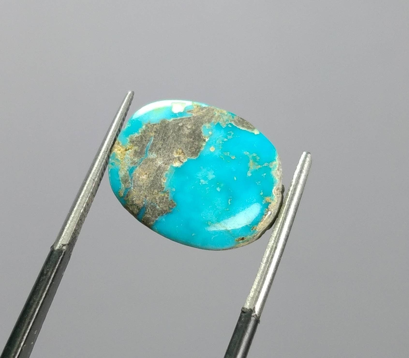 ARSAA GEMS AND MINERALSNatural good quality beautiful 7 carat oval shape untreated unheated turquoise cabochon - Premium  from ARSAA GEMS AND MINERALS - Just $7.00! Shop now at ARSAA GEMS AND MINERALS