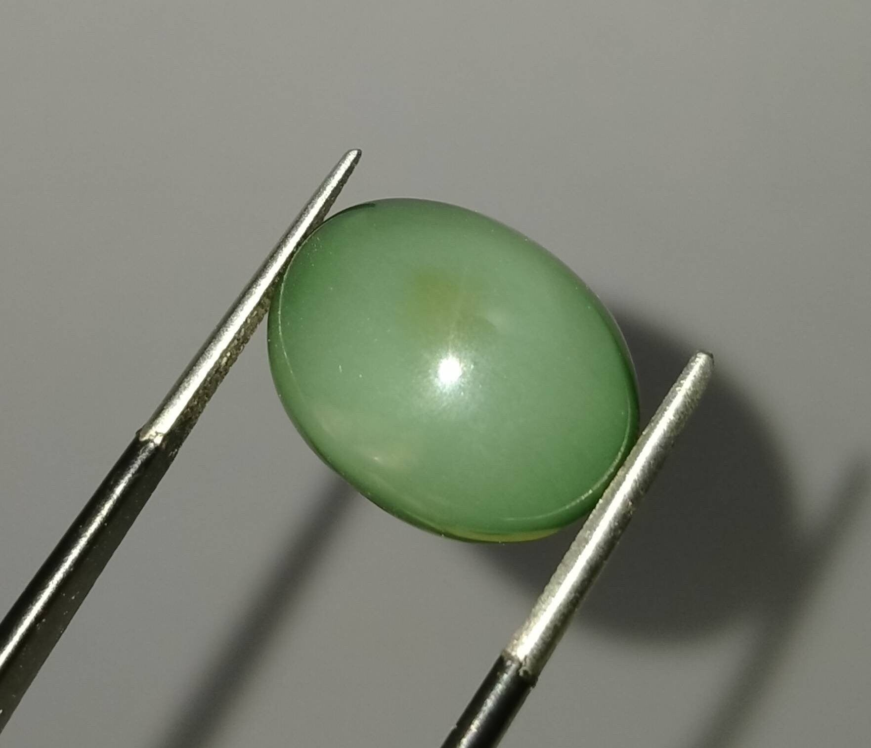 ARSAA GEMS AND MINERALSNatural top quality beautiful 11.5 carat cats eye nephrite Jade Cabochon - Premium  from ARSAA GEMS AND MINERALS - Just $25.00! Shop now at ARSAA GEMS AND MINERALS