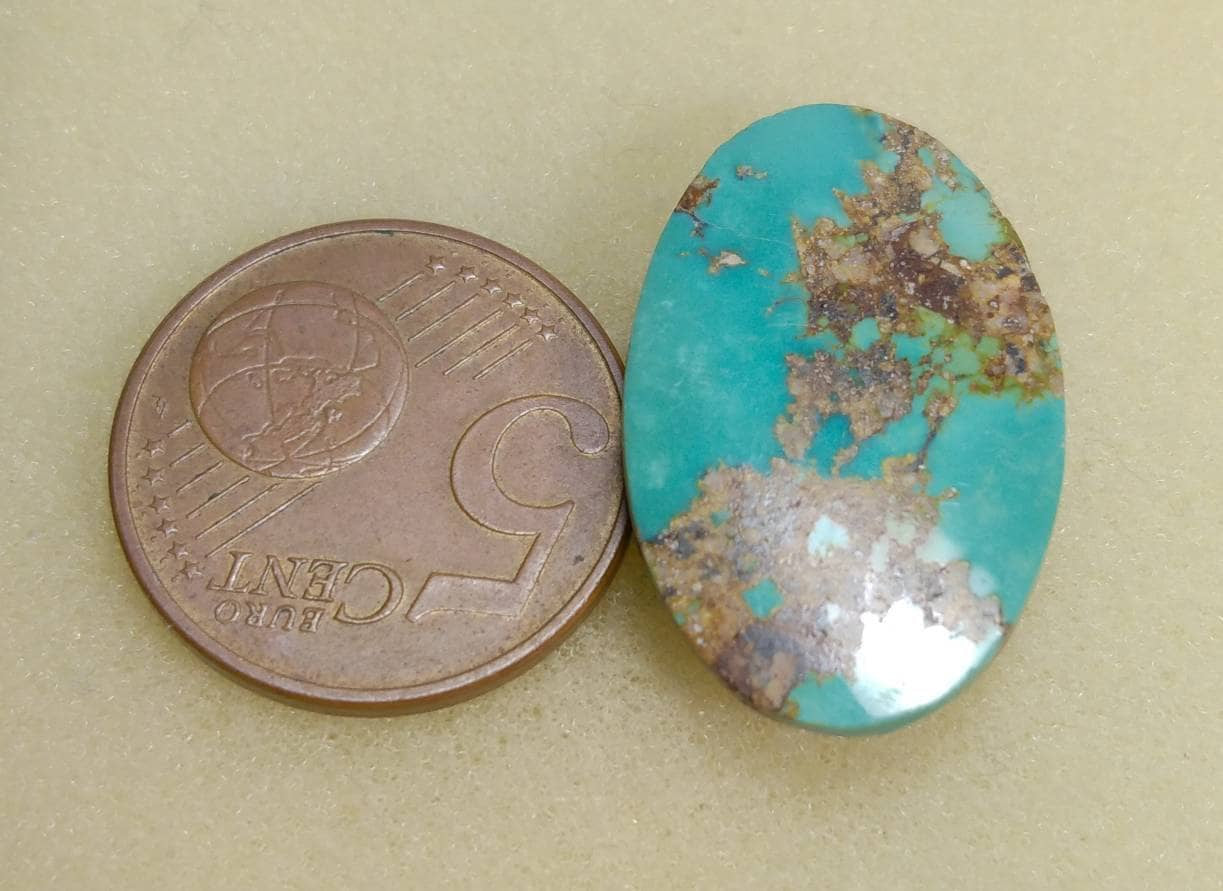 ARSAA GEMS AND MINERALSNatural top quality beautiful 24 carats untreated unheated oval shape turquoise cabochon - Premium  from ARSAA GEMS AND MINERALS - Just $24.00! Shop now at ARSAA GEMS AND MINERALS