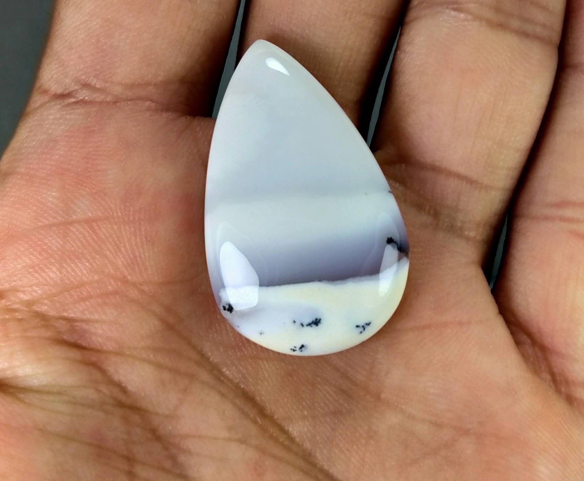 ARSAA GEMS AND MINERALSNatural top quality beautiful 32 carat pear shape dendritic opal cabochon - Premium  from ARSAA GEMS AND MINERALS - Just $12.00! Shop now at ARSAA GEMS AND MINERALS