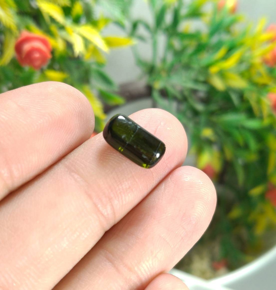 ARSAA GEMS AND MINERALSNatural Fine quality beautiful 15 grams rectangle shape green tourmaline cabochons - Premium from ARSAA GEMS AND MINERALS - Just $150.00! Shop now at ARSAA GEMS AND MINERALS
