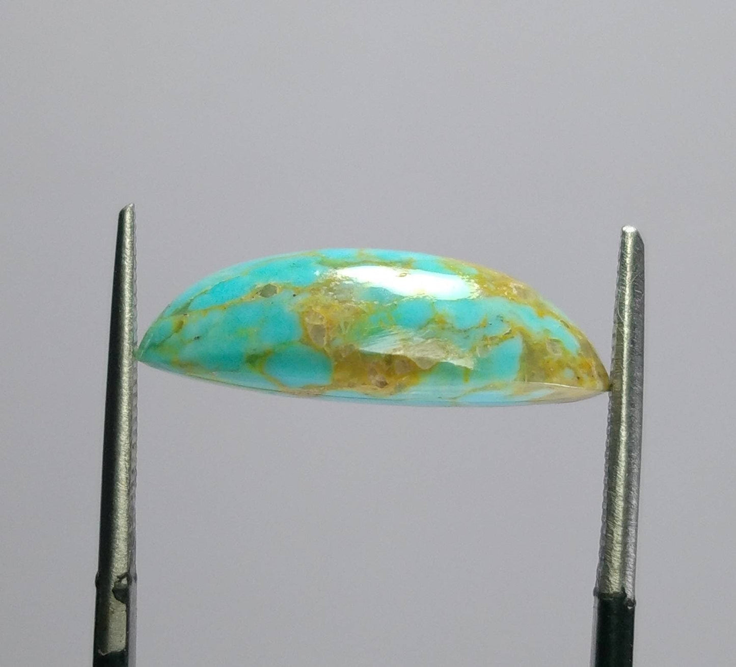 ARSAA GEMS AND MINERALSNatural fine quality beautiful 7.5 carats stabilized kingman spider web turquoise cabochon - Premium from ARSAA GEMS AND MINERALS - Just $15.00! Shop now at ARSAA GEMS AND MINERALS
