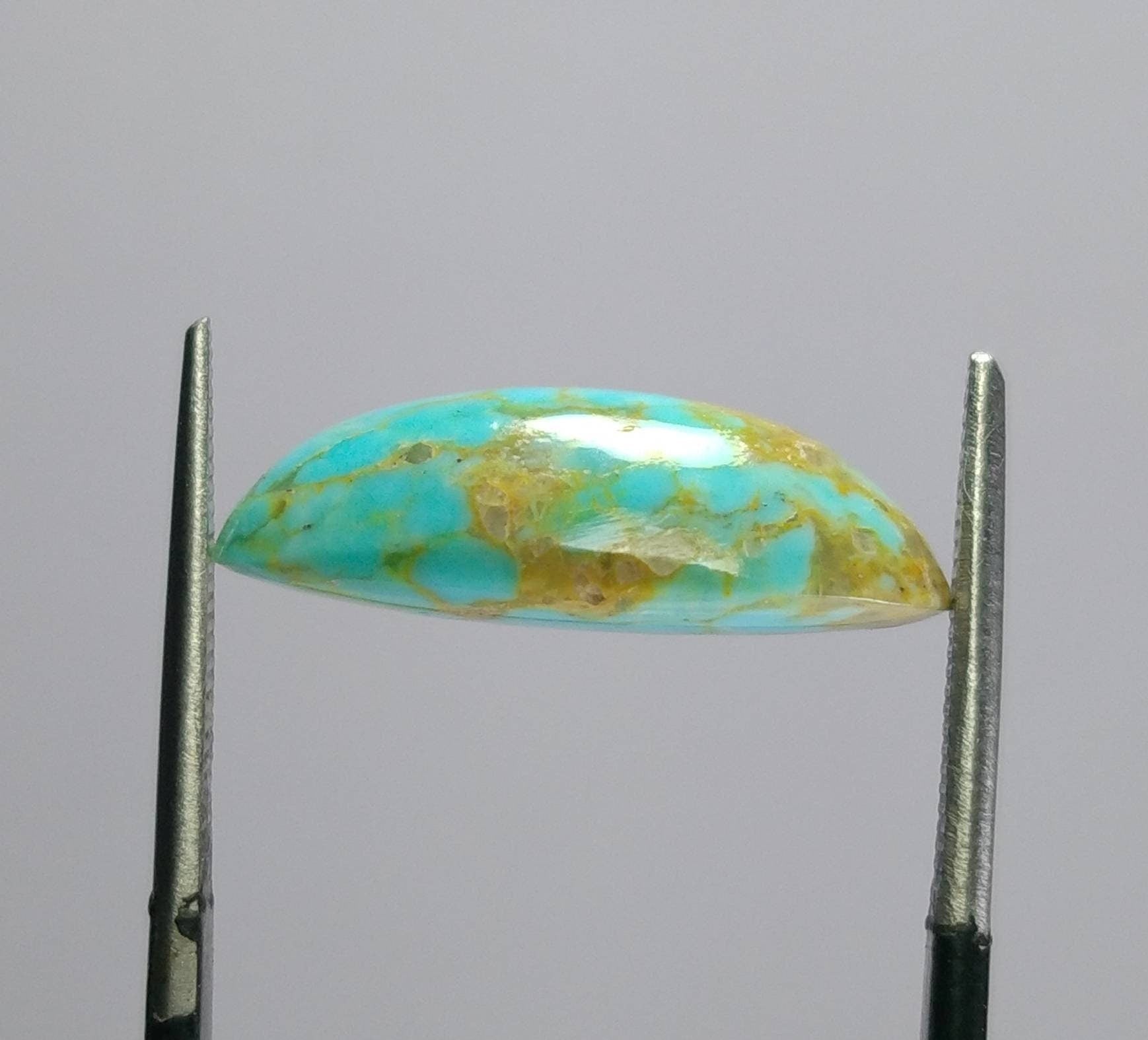 ARSAA GEMS AND MINERALSNatural fine quality beautiful 7.5 carats stabilized kingman spider web turquoise cabochon - Premium  from ARSAA GEMS AND MINERALS - Just $15.00! Shop now at ARSAA GEMS AND MINERALS