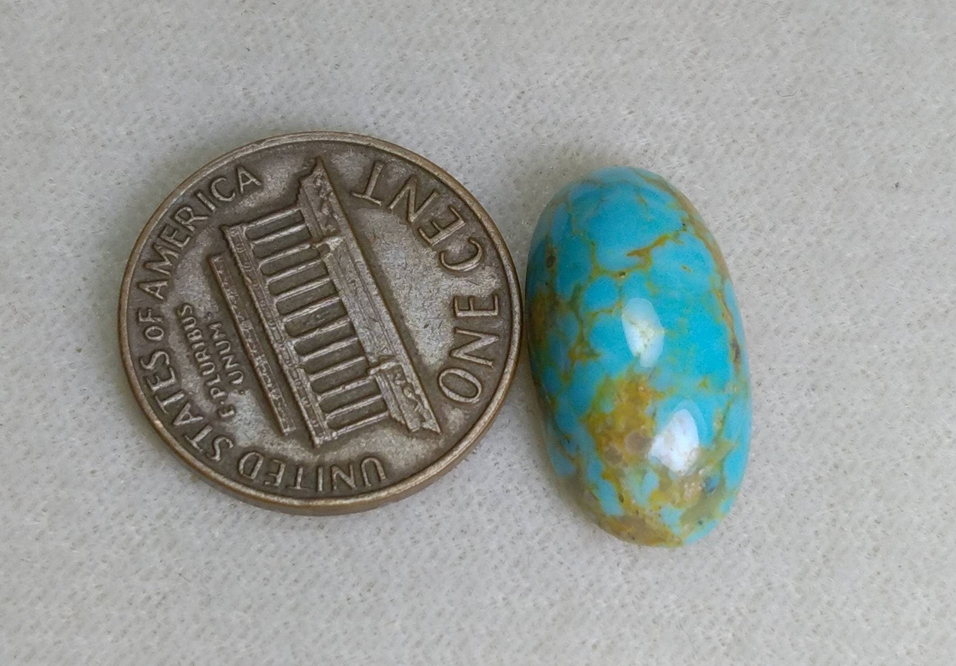 ARSAA GEMS AND MINERALSNatural fine quality beautiful 7.5 carats stabilized kingman spider web turquoise cabochon - Premium  from ARSAA GEMS AND MINERALS - Just $15.00! Shop now at ARSAA GEMS AND MINERALS