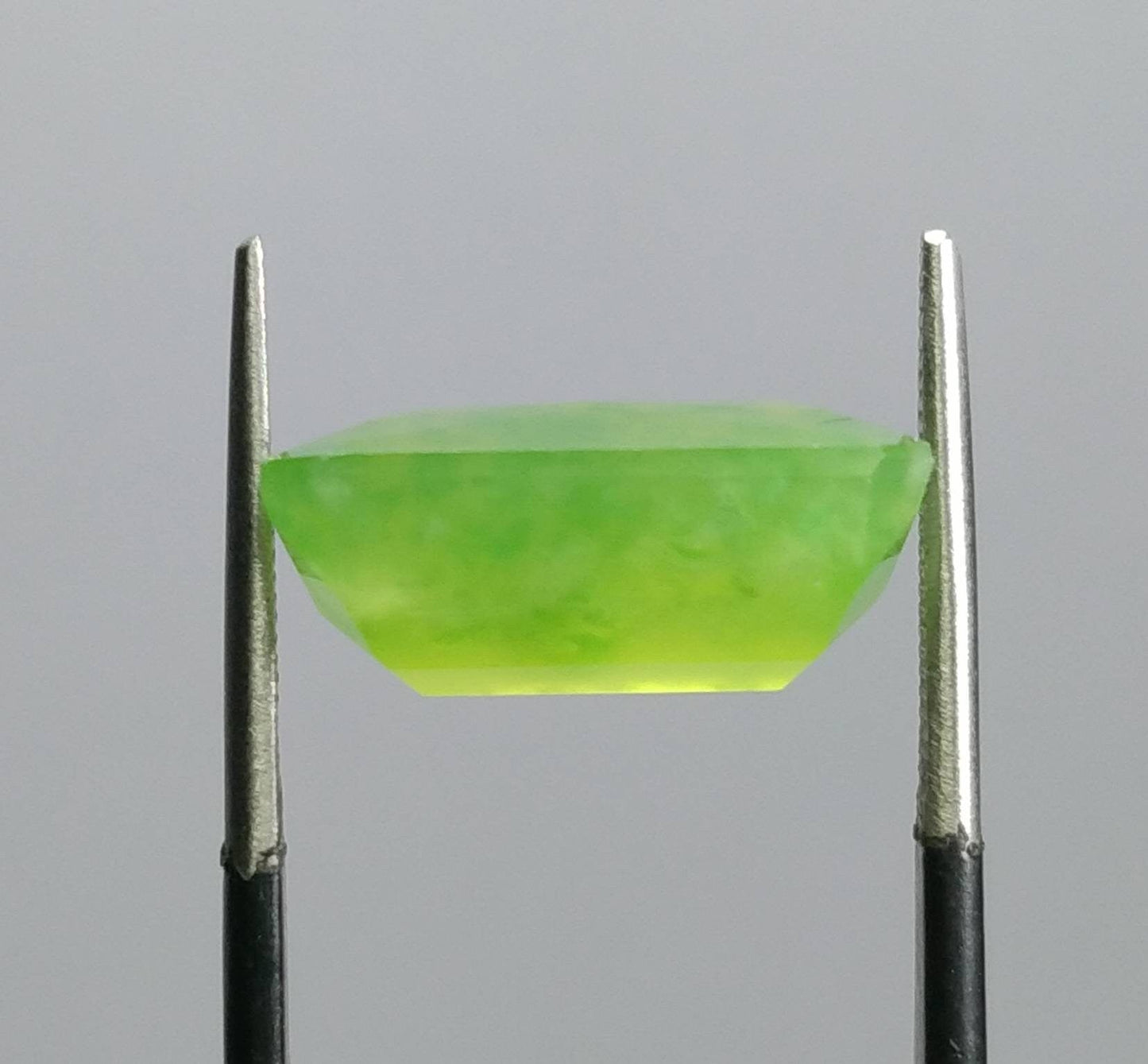 ARSAA GEMS AND MINERALSNatural top quality beautiful 11 carats radiant shape Faceted green hydrograssular garnet gem - Premium  from ARSAA GEMS AND MINERALS - Just $20.00! Shop now at ARSAA GEMS AND MINERALS