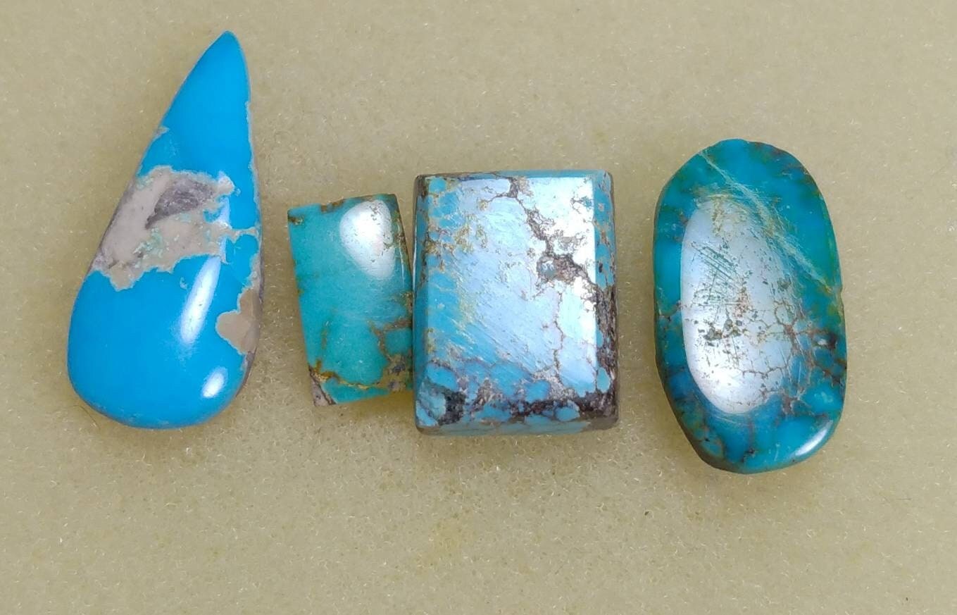 ARSAA GEMS AND MINERALSNatural top quality beautiful 21 carats untreated unheated small lot turquoise cabochons - Premium  from ARSAA GEMS AND MINERALS - Just $21.00! Shop now at ARSAA GEMS AND MINERALS
