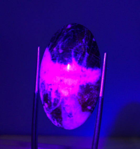 ARSAA GEMS AND MINERALSNatural top quality beautiful 32 carats oval shape afghan hauyne var.lazurite UV reactive Cabochon - Premium  from ARSAA GEMS AND MINERALS - Just $30.00! Shop now at ARSAA GEMS AND MINERALS