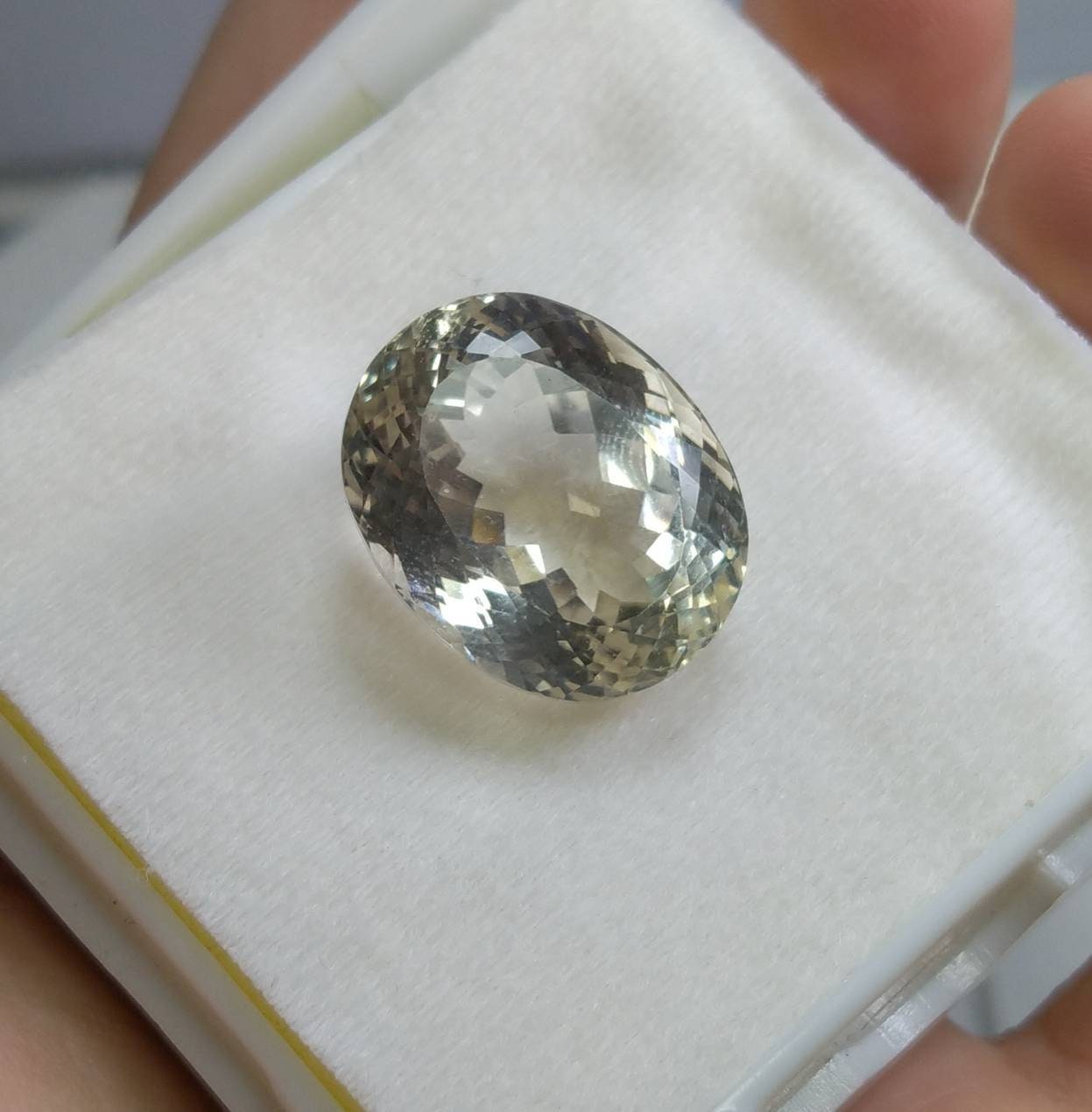 ARSAA GEMS AND MINERALSNatural top quality beautiful 38 carats oval shape big size faceted spodumene kunzite gem - Premium  from ARSAA GEMS AND MINERALS - Just $78.00! Shop now at ARSAA GEMS AND MINERALS