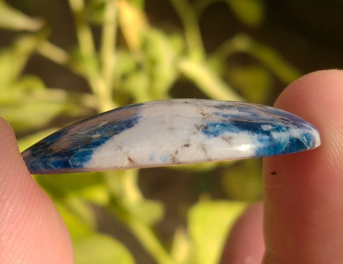 ARSAA GEMS AND MINERALSNatural top quality beautiful 32 carats oval shape afghan hauyne var.lazurite UV reactive Cabochon - Premium from ARSAA GEMS AND MINERALS - Just $30.00! Shop now at ARSAA GEMS AND MINERALS