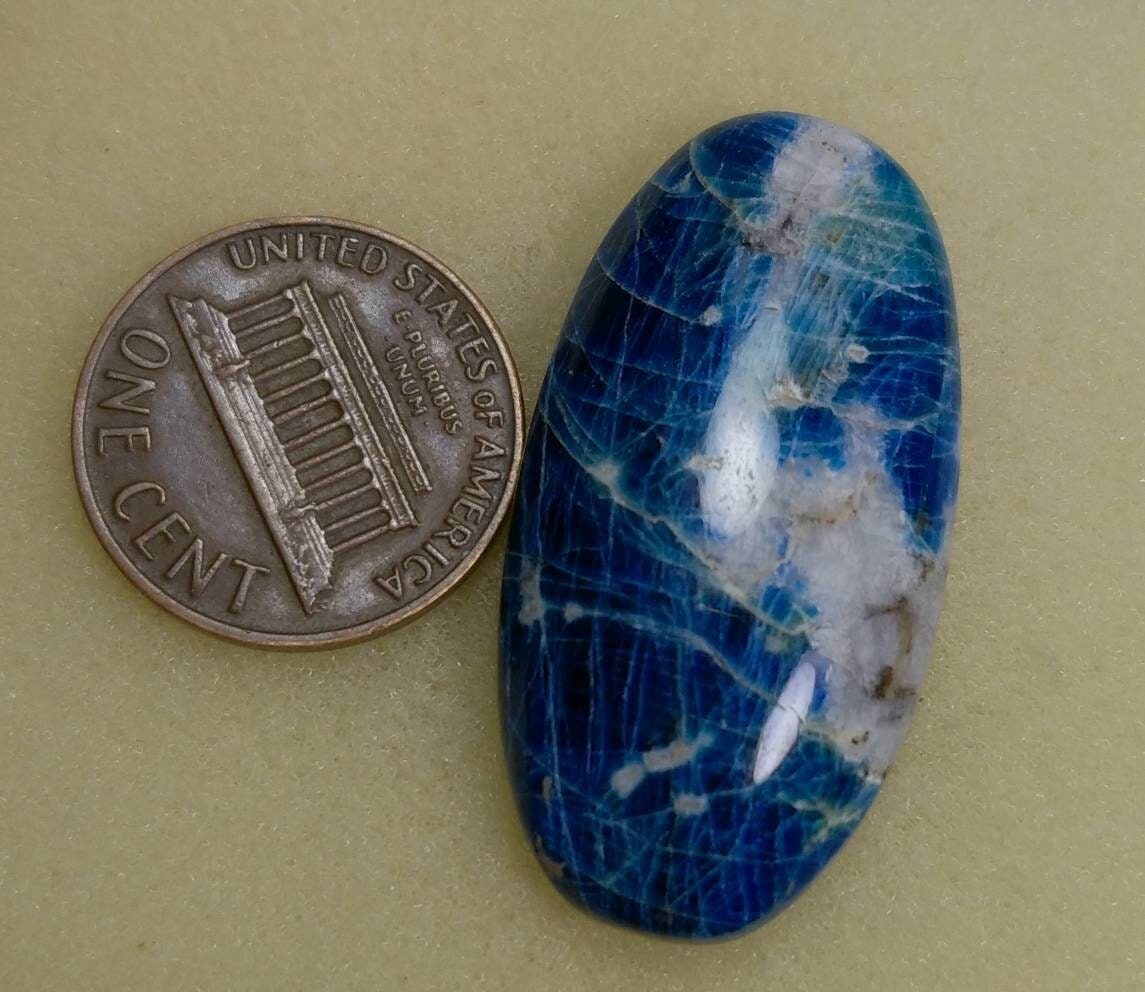 ARSAA GEMS AND MINERALSNatural top quality beautiful 36 Carats large size UV reactive afghan hauyne var.lazurite Cabochon - Premium  from ARSAA GEMS AND MINERALS - Just $35.00! Shop now at ARSAA GEMS AND MINERALS