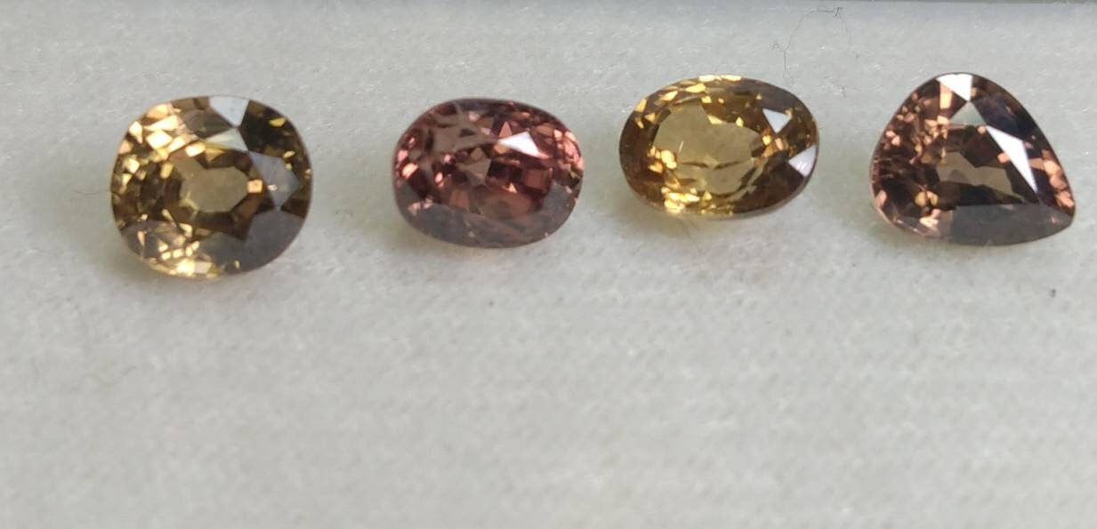 ARSAA GEMS AND MINERALSNatural aesthetic Beautiful 9 carats clear top quality faceted small jewellery set of zircon gems - Premium  from ARSAA GEMS AND MINERALS - Just $45.00! Shop now at ARSAA GEMS AND MINERALS