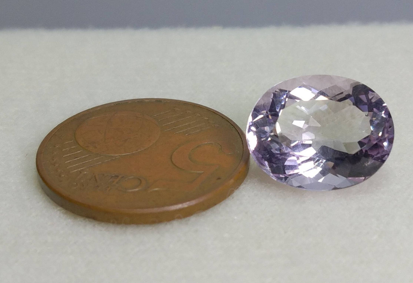 ARSAA GEMS AND MINERALSNatural top quality beautiful 7.5 carat  oval shape VV clarity faceted kunzite gem - Premium  from ARSAA GEMS AND MINERALS - Just $20.00! Shop now at ARSAA GEMS AND MINERALS