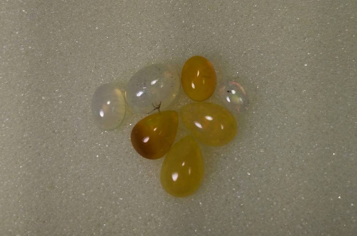ARSAA GEMS AND MINERALSNatural top quality beautiful small sized cabochons of fire opal - Premium  from ARSAA GEMS AND MINERALS - Just $15.00! Shop now at ARSAA GEMS AND MINERALS
